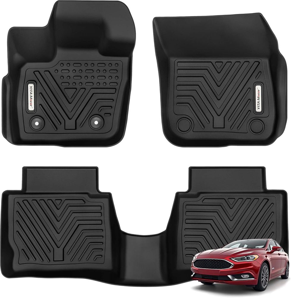 All-weather rubber floor mats for cars fit for 2017-2020 Ford Fusion