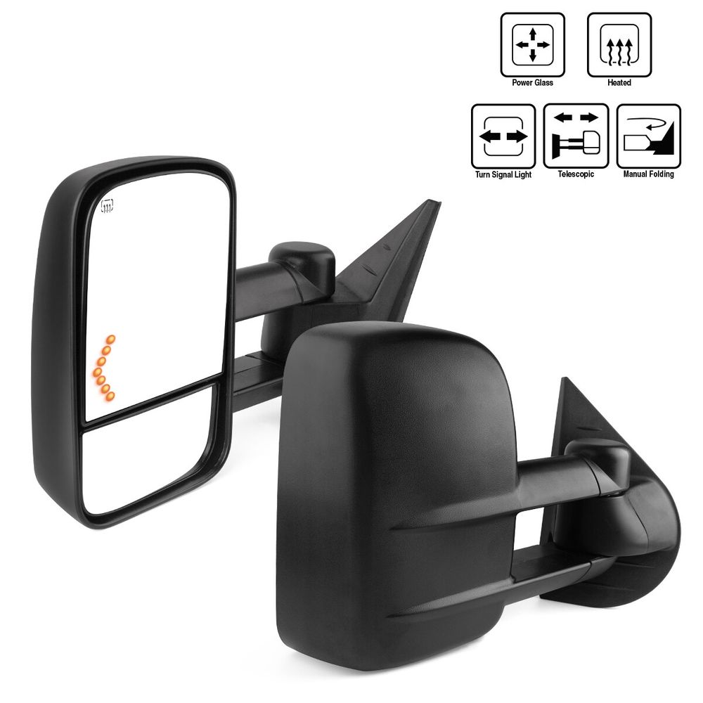 Tow Mirrors For 07-13 Chevy Silverado GMC Sierra Yukon Tahoe-YITAMOTOR