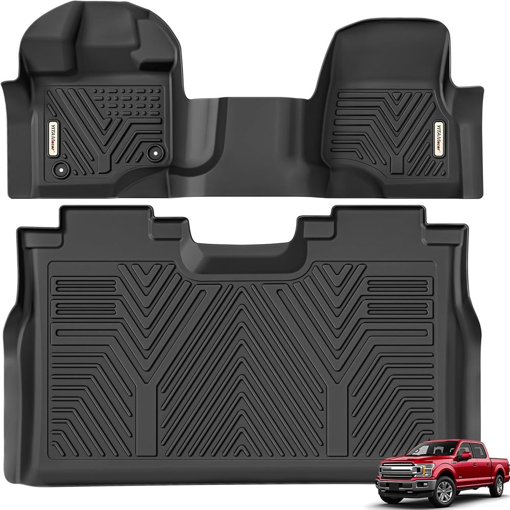 2015-2026 Ford F150 all-weather protection 3D floor mats for cars 