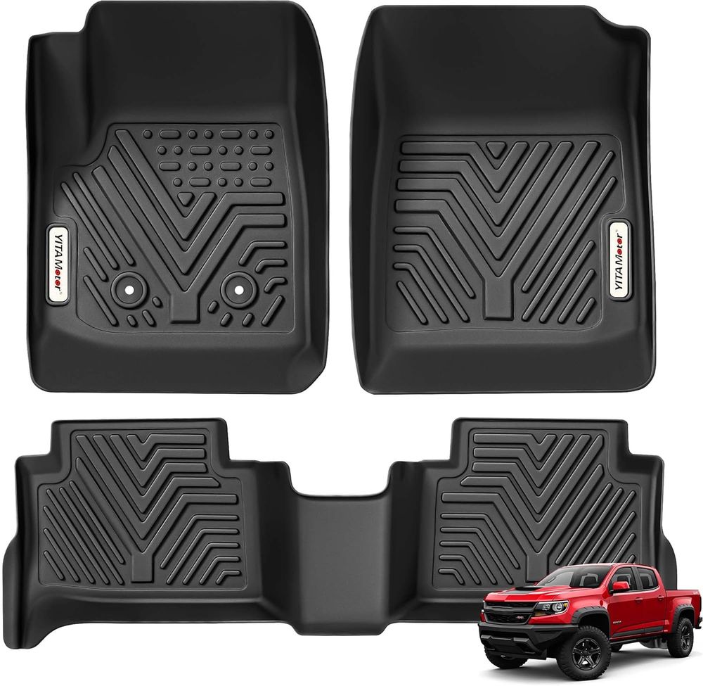 All weather protection car floor liners for 15-22 Chevy Colorado Crew Cab