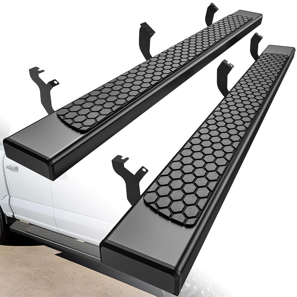 Toyota Tundra running boards, Toyota Tundra Double Cab running boards, 2022 Tundra side steps, 2023 Toyota Tundra nerf bars, 2024 Tundra step bars, 2025 Tundra accessories, 2026 Toyota Tundra running boards, 6 inch running boards, black nerf bars, rustproof side steps, anti-slip truck rails, YITAMOTOR Tundra accessories