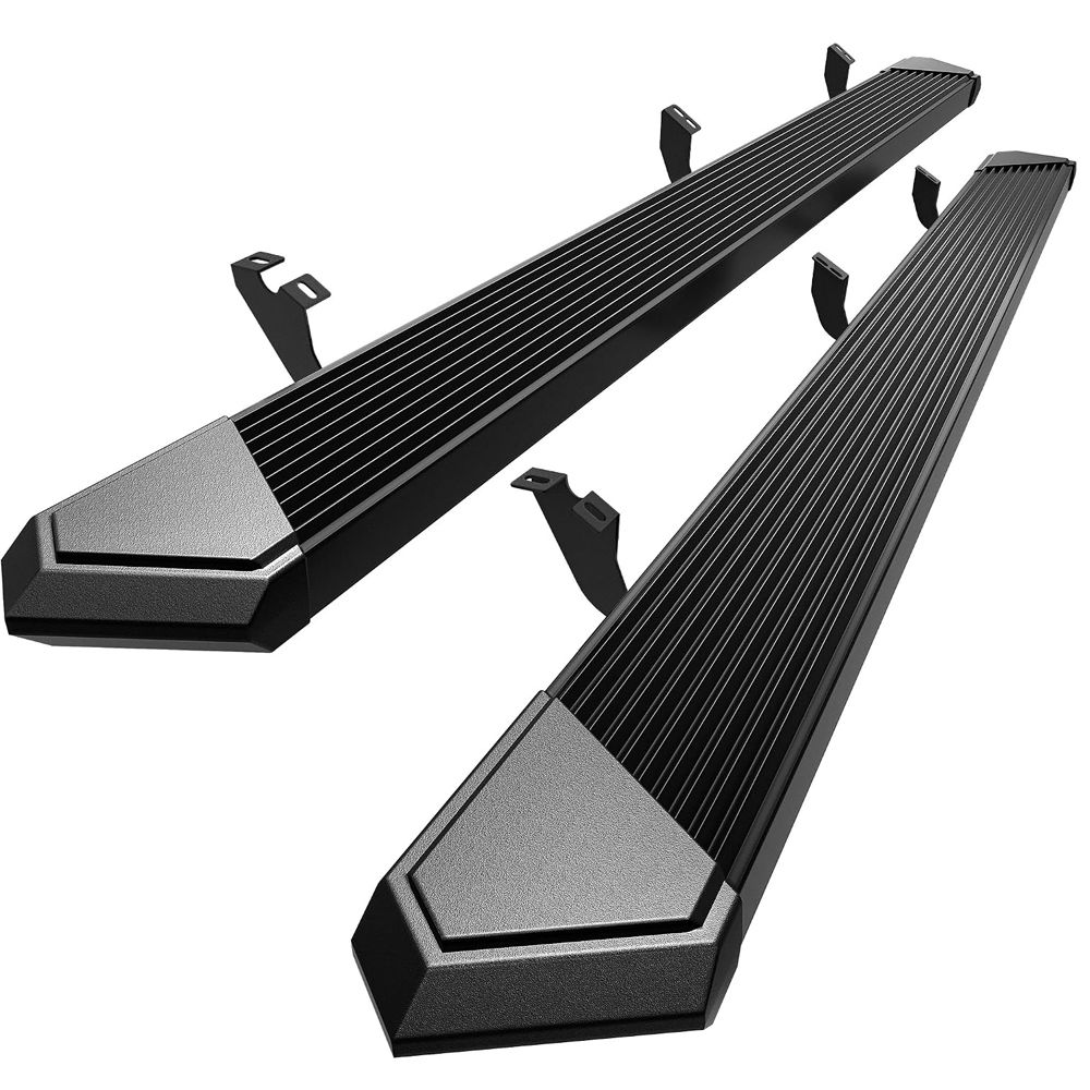 Toyota Tacoma running boards, 2024 Tacoma side steps, 2025 Toyota Tacoma nerf bars, 2026 Tacoma step bars, Double Cab running boards, Crew Cab side steps, 6 inch running boards, black running boards, Tacoma accessories, YITAMOTOR running boards