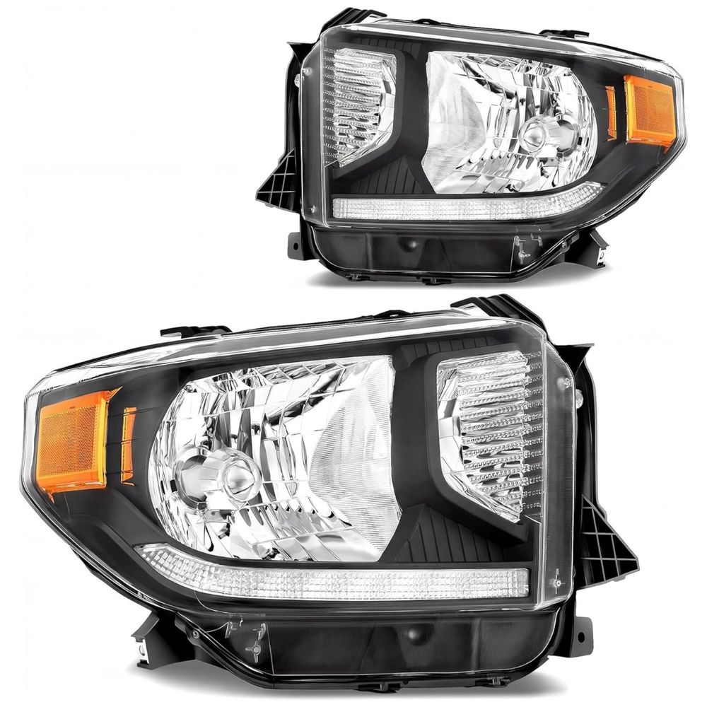 Toyota Tundra LED headlights, 2014 Toyota Tundra headlight assembly, 2015 Tundra headlamp replacement, 2016 Toyota Tundra headlights, 2017 Tundra LED DRL headlights, 2018 Tundra headlights, 2019 Toyota Tundra headlights, 2020 Tundra headlight assembly, 2021 Tundra headlights, black housing headlights, YITAMOTOR Tundra headlights