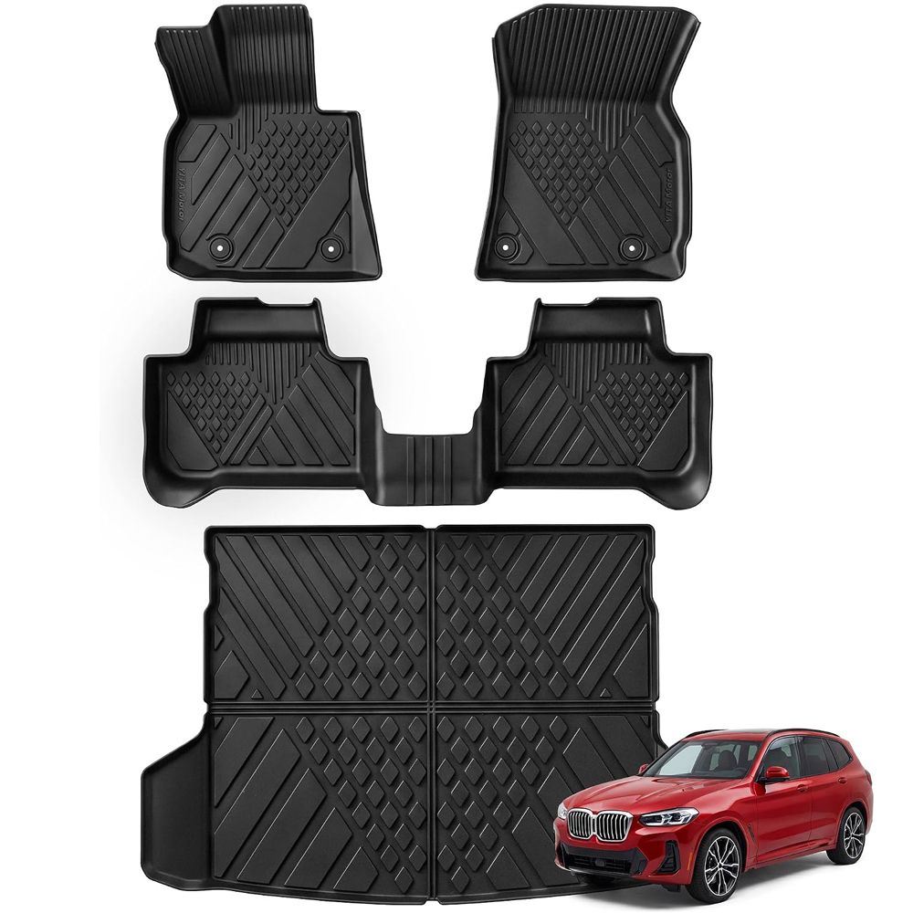 2025 BMW X3 floor mats, 2026 BMW X3 floor mats, BMW X3 G45 floor mats, BMW X3 cargo liner, BMW X3 all weather floor mats, BMW X3 TPE floor liners, custom fit BMW X3 accessories, waterproof floor mats, cargo mat for BMW X3, 30 xDrive floor mats, M50 xDrive floor liners, YITAMOTOR floor mats