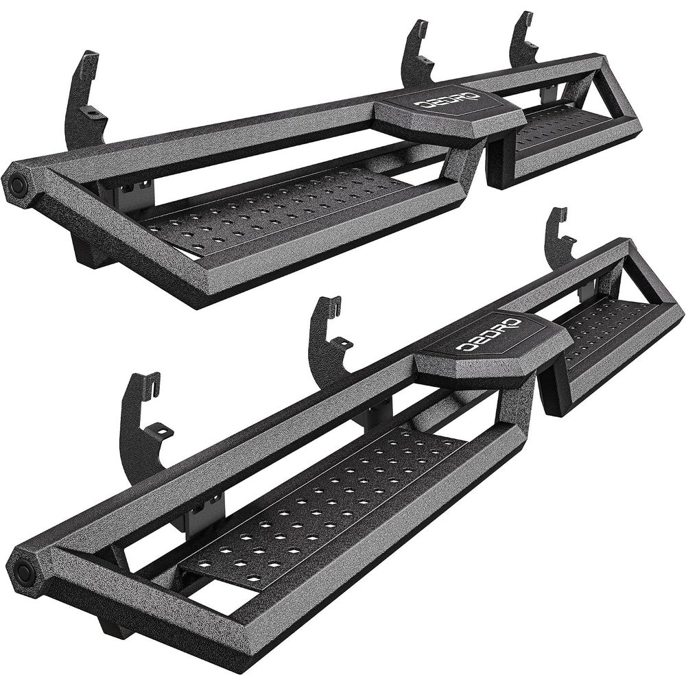 Chevy Colorado running boards, GMC Canyon side steps, 2015-2026 Colorado Crew Cab nerf bars, OEDRO running boards Colorado Canyon, 6.8 inch step bars Chevy truck, 3.5 drop step side steps, bolt on running boards no drill, heavy duty steel side steps Colorado, off road nerf bars GMC Canyon, anti slip truck steps Chevy, powder coated running boards Canyon, Crew Cab side steps 2015-2026, pickup truck running boards Colorado Canyon, angular steel tube steps, 550 lbs capacity nerf bars