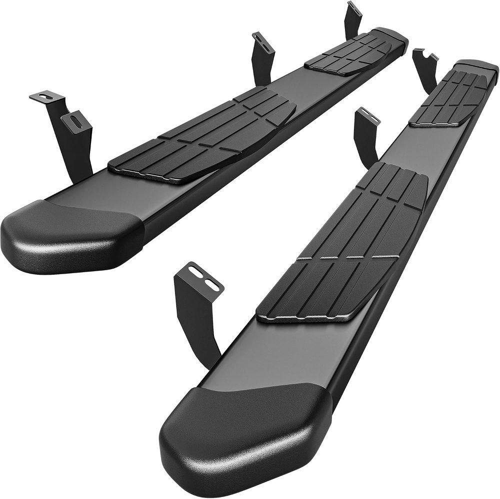 Toyota Tacoma running boards, 2024 Tacoma side steps, 2025 Toyota Tacoma nerf bars, 2026 Tacoma step bars, Tacoma Double Cab running boards, Tacoma Crew Cab side steps, textured black running boards, 6 inch side steps, truck nerf bars, YITAMOTOR Tacoma accessories