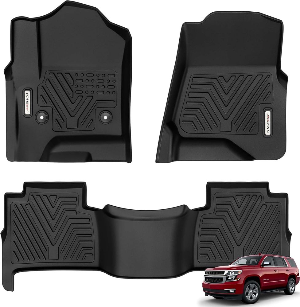 Chevy Tahoe floor mats, Chevrolet Tahoe floor mats, GMC Yukon floor mats, Chevy Tahoe floor liners, Chevrolet Tahoe floor liners, GMC Yukon floor liners, 2015 Chevy Tahoe floor mats, 2016 Chevy Tahoe floor mats, 2017 Chevy Tahoe floor mats, 2018 Chevy Tahoe floor mats, 2019 Chevy Tahoe floor mats, 2020 Chevy Tahoe floor mats, 2015 GMC Yukon floor mats, 2016 GMC Yukon floor mats, 2017 GMC Yukon floor mats, 2018 GMC Yukon floor mats, 2019 GMC Yukon floor mats, 2020 GMC Yukon floor mats, Tahoe accessories, Yukon accessories, all weather floor mats, TPE floor mats, custom fit floor liners, waterproof floor mats, non slip floor mats, heavy duty floor mats, 1st and 2nd row floor mats, automotive floor liners, SUV floor mats, interior protection mats, YITAMOTOR floor mats