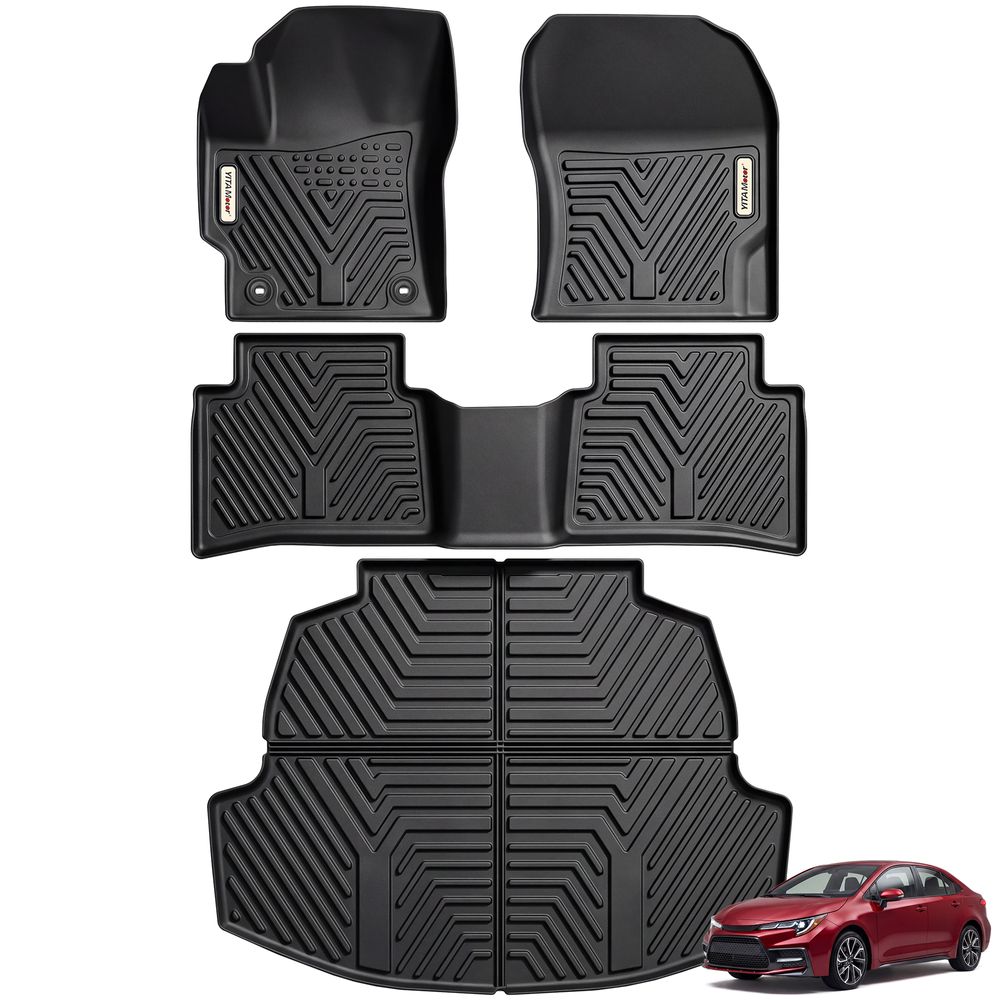 Toyota Corolla floor mats, Toyota Corolla floor liners, Corolla cargo liner, Corolla trunk mat, Toyota Corolla accessories, 2020 Corolla floor mats, 2021 Corolla floor liners, 2022 Corolla accessories, 2023 Corolla cargo mat, 2024 Toyota Corolla floor mats, 2025 Corolla floor liners, 2026 Corolla floor mats, all weather floor mats, TPE floor mats, rubber floor liners, custom fit floor mats, waterproof floor mats, 3D laser measured floor liners, front rear floor mats, 2 row floor mats, cargo liner set, non slip floor mats, heavy duty floor liners, Toyota interior accessories, YITAMOTOR floor mats