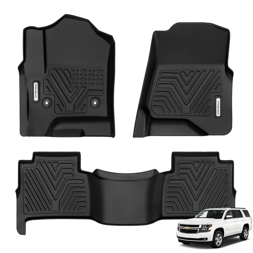 Chevy Tahoe floor mats, Chevrolet Tahoe floor mats, GMC Yukon floor mats, Chevy Tahoe floor liners, Chevrolet Tahoe floor liners, GMC Yukon floor liners, 2015 Chevy Tahoe floor mats, 2016 Chevy Tahoe floor mats, 2017 Chevy Tahoe floor mats, 2018 Chevy Tahoe floor mats, 2019 Chevy Tahoe floor mats, 2020 Chevy Tahoe floor mats, 2015 GMC Yukon floor mats, 2016 GMC Yukon floor mats, 2017 GMC Yukon floor mats, 2018 GMC Yukon floor mats, 2019 GMC Yukon floor mats, 2020 GMC Yukon floor mats, Tahoe accessories, Yukon accessories, all weather floor mats, TPE floor mats, custom fit floor liners, waterproof floor mats, non slip floor mats, heavy duty floor mats, 1st and 2nd row floor mats, automotive floor liners, SUV floor mats, interior protection mats, YITAMOTOR floor mats