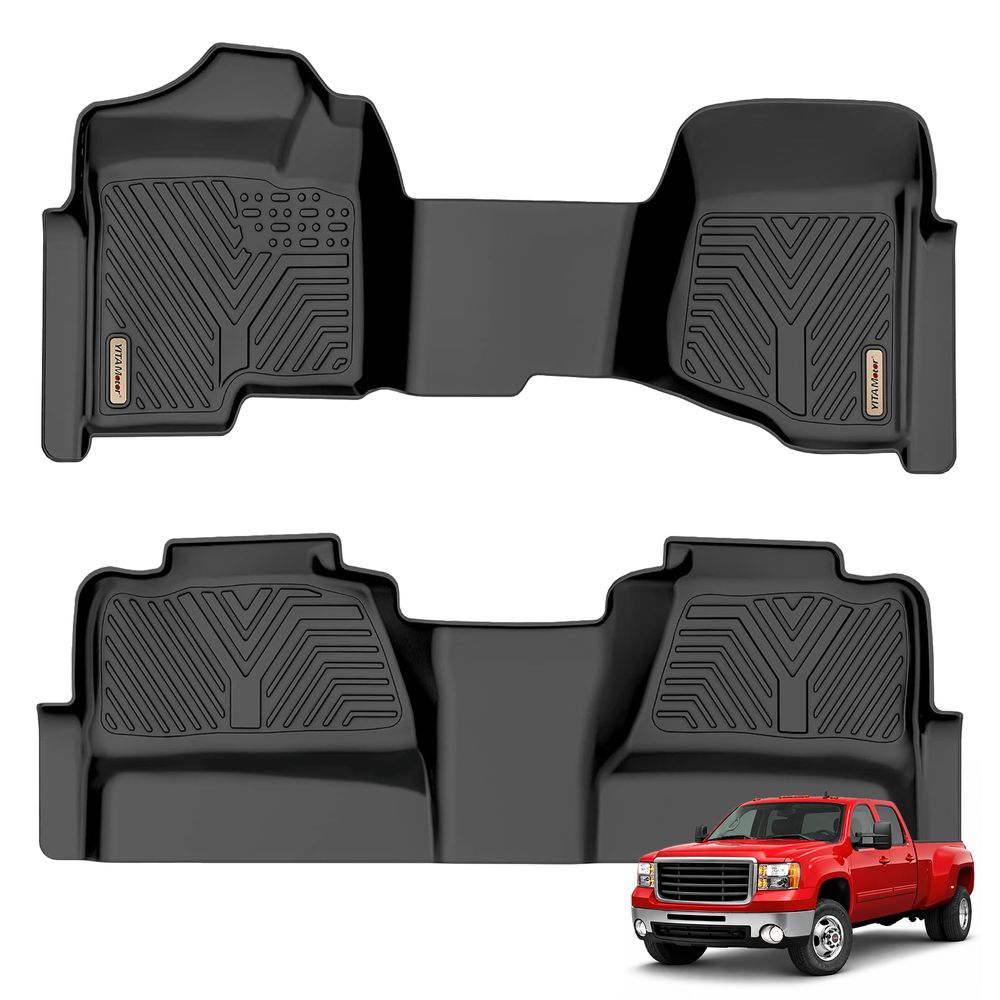 Chevy Silverado floor mats, Chevrolet Silverado floor mats, GMC Sierra floor mats, Silverado floor liners, Sierra floor liners, Silverado 1500 floor mats, Sierra 1500 floor mats, Silverado 2500HD floor mats, Sierra 2500HD floor mats, Silverado 3500HD floor mats, Sierra 3500HD floor mats, Crew Cab floor mats, Crew Cab floor liners, 2007 Silverado floor mats, 2008 Silverado floor mats, 2009 Silverado floor mats, 2010 Silverado floor mats, 2011 Silverado floor mats, 2012 Silverado floor mats, 2013 Silverado floor mats, 2014 Silverado 2500HD floor mats, all weather floor mats, all weather floor liners, TPE floor mats, custom fit floor mats, waterproof floor mats, truck floor liners, heavy duty floor mats, Chevrolet truck accessories, GMC truck accessories, YITAMOTOR floor mats