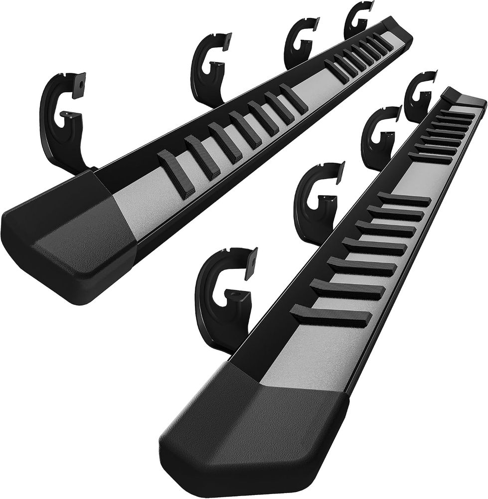 YITAMOTOR running boards, Ford F150 running boards, Ford F-150 running boards, 2004-2014 Ford F150 running boards, 2004-2014 Ford F-150 side steps, F150 SuperCrew running boards, F150 SuperCrew side steps, F150 Crew Cab running boards, F150 nerf bars, F150 side step bars, F150 step bars, 6 inch running boards, 6 inch side steps, stainless steel running boards, stainless steel side steps, black running boards, textured black nerf bars, heavy duty running boards, 500 lb running boards, F150 truck side steps, F150 truck nerf bars, no drill running boards, bolt on running boards, corrosion resistant running boards, rust resistant side steps, non slip running boards, adjustable running board brackets, Ford F150 accessories, F150 exterior accessories, truck running boards, pickup truck side steps