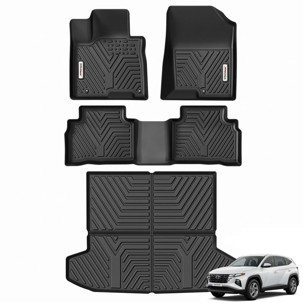 Hyundai Tucson floor mats, Hyundai Tucson floor liners, Hyundai Tucson cargo liner, Hyundai Tucson trunk mat, Hyundai Tucson accessories, 2022 Hyundai Tucson floor mats, 2023 Hyundai Tucson floor mats, 2024 Hyundai Tucson floor mats, 2025 Hyundai Tucson floor mats, 2026 Hyundai Tucson floor mats, Hyundai Tucson gas floor mats, Hyundai Tucson non hybrid floor mats, all weather floor mats, custom fit floor liners, TPE floor mats, waterproof floor liners, anti slip car mats, rubber floor mats, SUV floor liners, trunk liner, cargo mat, interior accessories, Hyundai Tucson mats set, YITAMOTOR floor mats