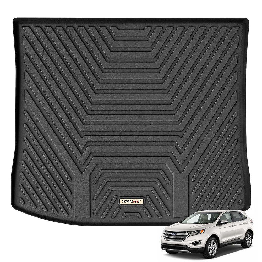 YITAMOTOR cargo mat, Ford Edge cargo mat, Ford Edge cargo liner, Ford Edge trunk liner, Ford Edge trunk mat, 2015-2024 Ford Edge cargo mat, 2015-2024 Ford Edge cargo liner, 2015-2024 Ford Edge trunk liner, Ford Edge floor liner, Ford Edge rear cargo mat, custom fit cargo mat, custom fit cargo liner, TPE cargo mat, TPE cargo liner, TPE trunk liner, all weather cargo mat, all weather cargo liner, waterproof cargo mat, non slip cargo mat, raised edge cargo liner, 3D cargo liner, heavy duty cargo mat, easy clean cargo mat, washable cargo liner, durable trunk liner, Ford Edge accessories, cargo mat for Ford Edge, cargo liner for Ford Edge, all weather trunk liner for Ford Edge, TPE cargo liner for Ford Edge, custom molded cargo mat for Ford Edge