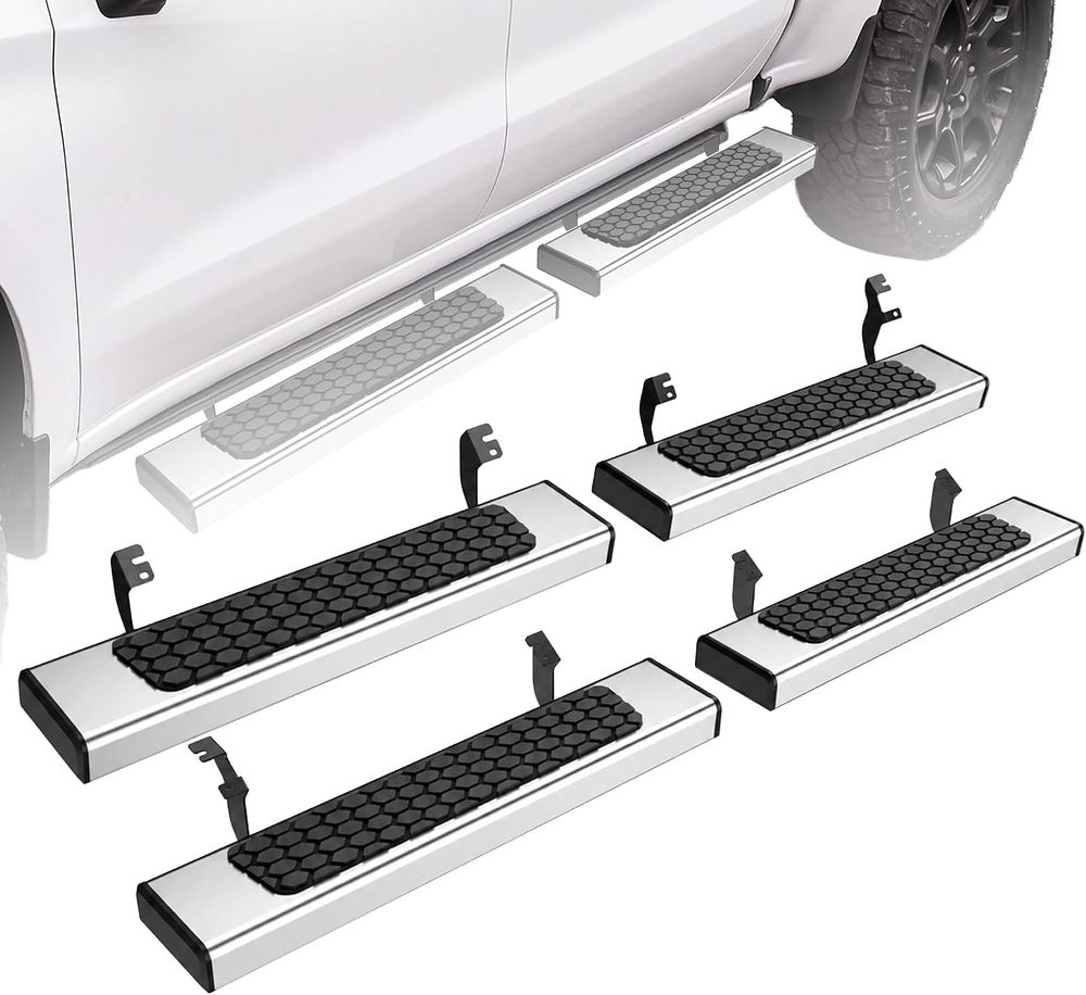 YITAMOTOR running boards, Toyota Tundra running boards, 2022 Tundra running boards, 2023 Tundra running boards, 2024 Tundra running boards, 2025 Tundra running boards, 2026 Tundra running boards, 2022 Toyota Tundra running boards, 2023 Toyota Tundra running boards, 2024 Toyota Tundra running boards, 2025 Toyota Tundra running boards, 2026 Toyota Tundra running boards, Tundra CrewMax running boards, Tundra CrewMax side steps, Tundra CrewMax step bars, CrewMax running boards, Tundra side steps, Tundra step bars, Tundra nerf bars, truck side steps, split drop running boards, split running boards, 4-piece running boards, stainless steel running boards, polished silver running boards, stainless steel side steps, polished silver side steps, non-slip running boards, hexagonal step pads, off-road running boards, off-road side steps, anti-slip step pads, rust resistant running boards, corrosion resistant running boards, no-drill running boards, bolt-on running boards, aftermarket running boards, Toyota Tundra side steps, Toyota Tundra accessories