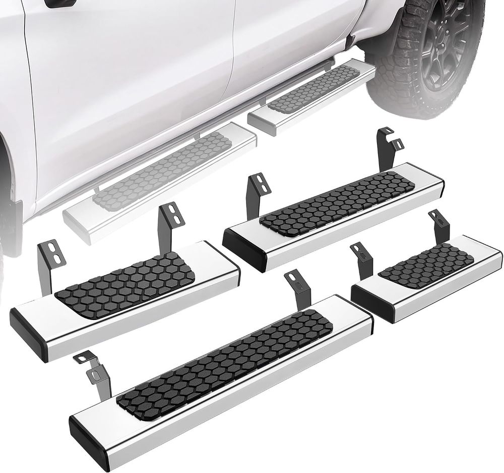 YITAMOTOR running boards, Toyota Tacoma running boards, 2024 Tacoma running boards, 2025 Tacoma running boards, 2026 Tacoma running boards, 2024-2026 Toyota Tacoma running boards, Tacoma side steps, Tacoma step bars, Tacoma nerf bars, Tacoma running boards Crew Cab, Tacoma running boards Double Cab, Tacoma split drop running boards, Tacoma split running boards, Tacoma 4 piece running boards, Tacoma side steps 4 piece, Tacoma textured chrome running boards, Tacoma chrome side steps, Tacoma non slip side steps, Tacoma hexagonal step pads, Tacoma stainless steel running boards, Tacoma heavy duty side steps, Tacoma 450 lb running boards, Tacoma bolt on running boards, Tacoma no drill side steps, Tacoma off road running boards, Tacoma Crew Cab side steps, Tacoma Double Cab side steps