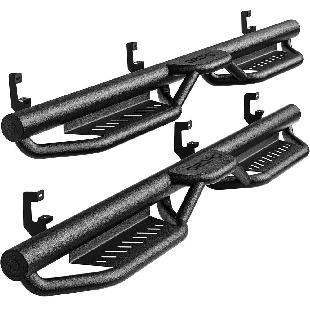 OEDRO Running Boards, Silverado 1500 Side Steps, Sierra 1500 Nerf Bars, Silverado 2500HD Running Boards, Sierra 3500HD Side Steps, Chevy Silverado 1500 Double Cab Steps, GMC Sierra 1500 Double Cab Running Boards, Truck Side Steps, 2 Step Running Boards, Drop Step Nerf Bars, Heavy Duty Running Boards, Carbon Steel Side Steps, Anti Slip Truck Steps, OEDRO Side Steps for Silverado Sierra, Pickup Truck Accessories