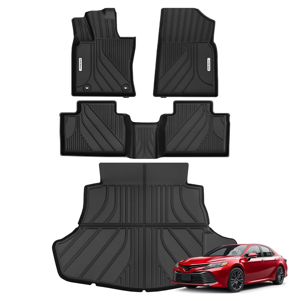 Toyota Camry floor mats, Toyota Camry floor liners, Toyota Camry Hybrid floor mats, Camry Hybrid accessories, Toyota Camry cargo liner, Camry trunk mat, Toyota Camry accessories, 2025 Toyota Camry floor mats, 2026 Toyota Camry floor liners, 2025 Camry Hybrid accessories, 2026 Camry Hybrid floor mats, all weather floor mats Toyota Camry, TPE floor mats, rubber floor liners, waterproof floor mats, custom fit floor mats, 3D laser measured floor liners, front rear floor mats, cargo liner set, non slip floor mats, heavy duty floor liners, Toyota interior accessories, YITAMOTOR Camry floor mats