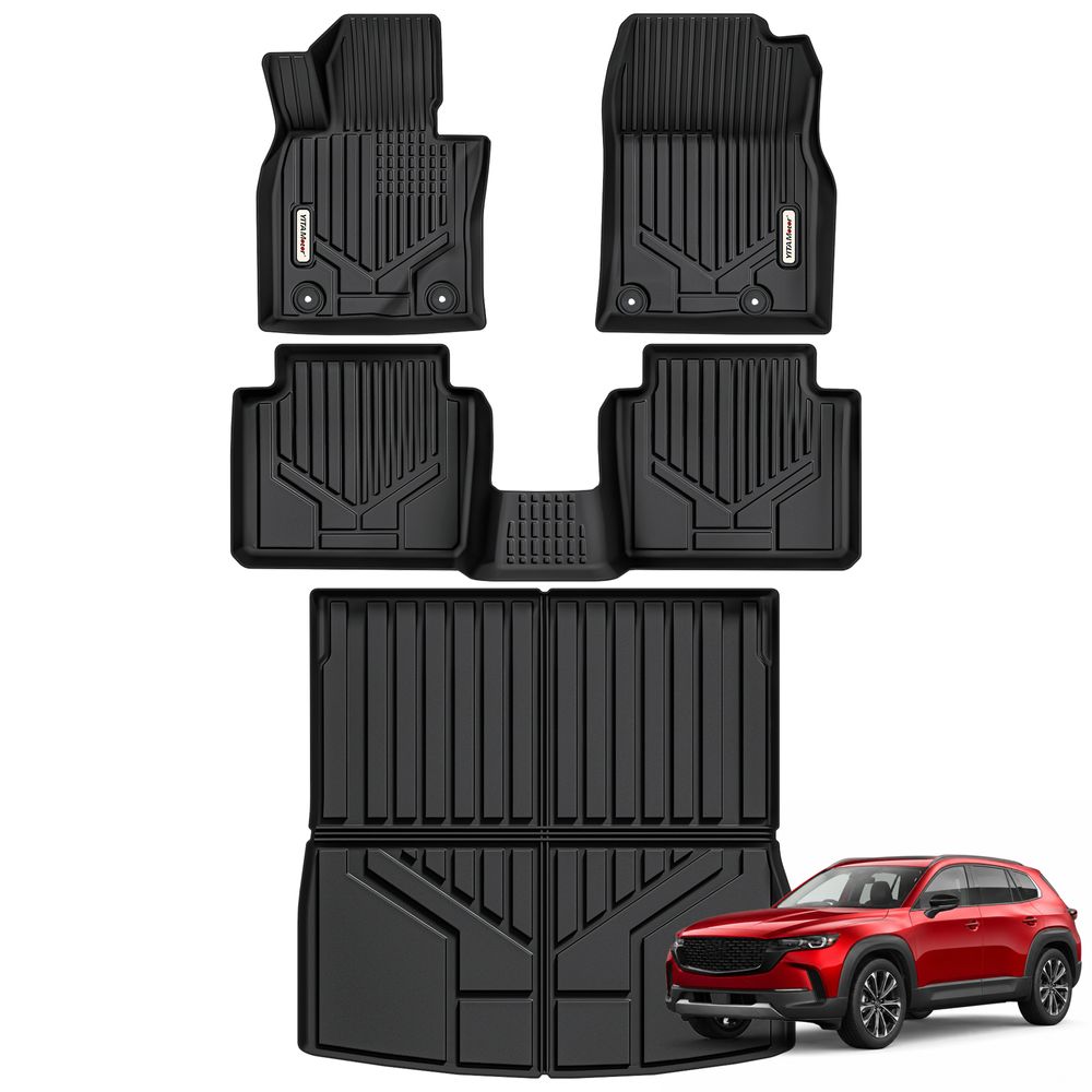 Mazda CX-50 floor mats, Mazda CX50 floor mats, Mazda CX-50 floor liners, Mazda CX50 floor liners, Mazda CX-50 cargo liner, Mazda CX50 cargo liner, Mazda CX-50 trunk mat, Mazda CX50 trunk mat, 2023 Mazda CX-50 floor mats, 2024 Mazda CX-50 floor mats, 2025 Mazda CX-50 floor mats, 2026 Mazda CX-50 floor mats, all weather floor mats, all weather floor liners, TPE floor mats, custom fit floor mats, custom floor liners, waterproof floor mats, cargo area liner, trunk liner, 1st and 2nd row floor mats, Mazda CX-50 accessories, interior protection mats, heavy duty floor mats, YITAMOTOR floor mats