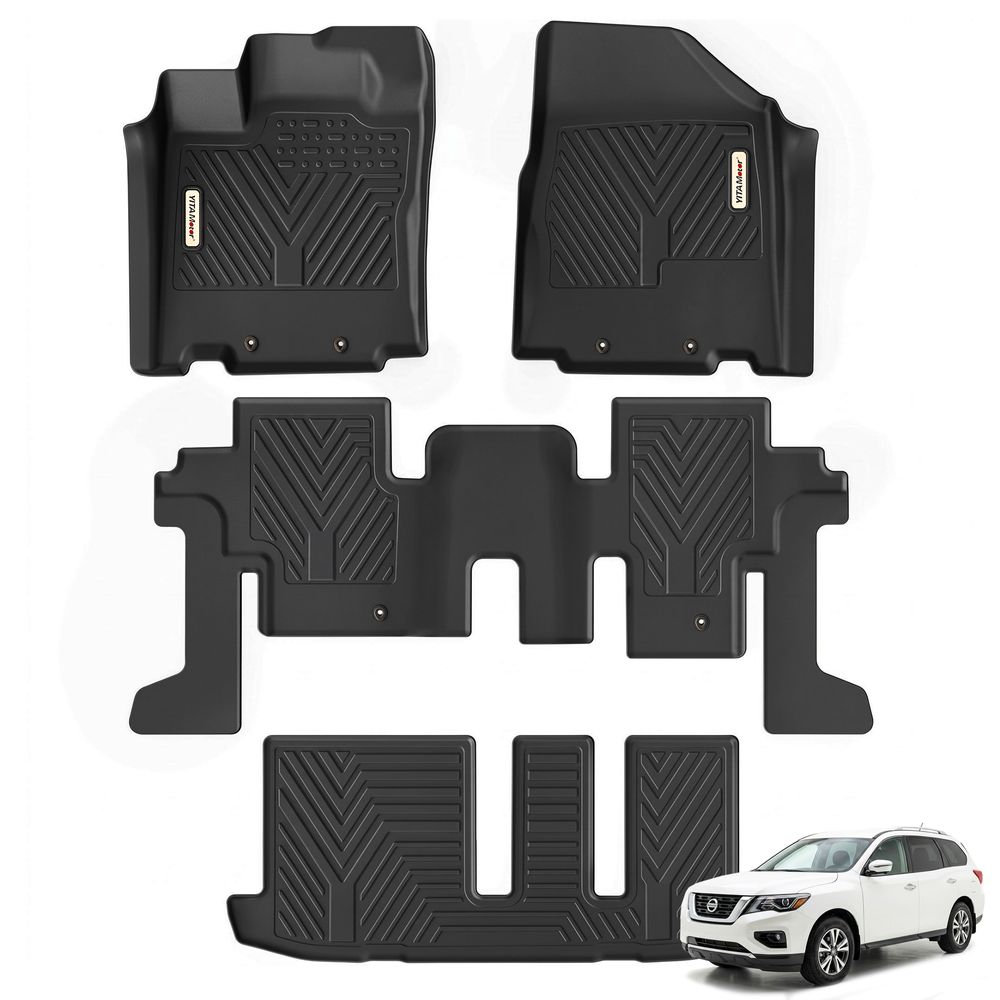 Nissan Pathfinder floor mats, Nissan Pathfinder floor liners, Infiniti QX60 floor mats, Infiniti QX60 floor liners, Infiniti JX35 floor mats, Infiniti JX35 floor liners, 2013 Nissan Pathfinder floor mats, 2014 Nissan Pathfinder floor mats, 2015 Nissan Pathfinder floor mats, 2016 Nissan Pathfinder floor mats, 2017 Nissan Pathfinder floor mats, 2018 Nissan Pathfinder floor mats, 2019 Nissan Pathfinder floor mats, 2020 Nissan Pathfinder floor mats, 2014 Infiniti QX60 floor mats, 2015 Infiniti QX60 floor mats, 2016 Infiniti QX60 floor mats, 2017 Infiniti QX60 floor mats, 2018 Infiniti QX60 floor mats, 2019 Infiniti QX60 floor mats, 2020 Infiniti QX60 floor mats, all weather floor mats, 3 row floor mats, TPE floor mats, custom fit floor liners, waterproof floor mats, non slip floor mats, SUV floor mats, Nissan Pathfinder accessories, Infiniti QX60 accessories, YITAMOTOR floor mats
