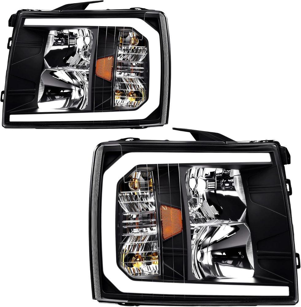 YITAMOTOR headlights, 2007 Chevy Silverado 1500 headlights, 2008 Chevy Silverado 1500 headlights, 2009 Chevy Silverado 1500 headlights, 2010 Chevy Silverado 1500 headlights, 2011 Chevy Silverado 1500 headlights, 2012 Chevy Silverado 1500 headlights, 2013 Chevy Silverado 1500 headlights, 2007-2013 Silverado 1500 headlights, 2007 Silverado 2500HD headlights, 2008 Silverado 2500HD headlights, 2009 Silverado 2500HD headlights, 2010 Silverado 2500HD headlights, 2011 Silverado 2500HD headlights, 2012 Silverado 2500HD headlights, 2013 Silverado 2500HD headlights, 2014 Silverado 2500HD headlights, 2007-2014 Silverado 2500HD headlights, 2007-2014 Silverado 3500HD headlights, Chevy Silverado replacement headlights, Silverado headlight assembly pair, driver passenger side headlights, LED DRL headlights, white LED daytime running lights, black housing headlights, amber reflector headlights, clear PC lens headlights, HB3 9005 high beam bulbs, H11 low beam bulbs, high low beam bulbs not included, waterproof headlights, sealed silicone headlight assembly, one-way vent headlights, moisture-resistant headlights, condensation-resistant headlights, all-weather replacement headlights, micro-prism side reflectors, 360-degree side visibility, direct bolt-on replacement headlights, left and right headlight set, not for 2007 Silverado Classic