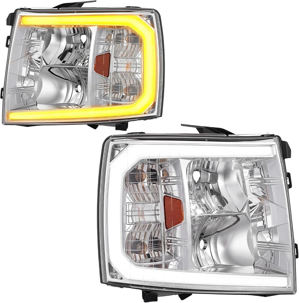 YITAMOTOR headlights, 2007 Chevy Silverado 1500 headlights, 2008 Chevy Silverado 1500 headlights, 2009 Chevy Silverado 1500 headlights, 2010 Chevy Silverado 1500 headlights, 2011 Chevy Silverado 1500 headlights, 2012 Chevy Silverado 1500 headlights, 2013 Chevy Silverado 1500 headlights, 2007-2013 Silverado 1500 headlights, 2007 Silverado 2500HD headlights, 2008 Silverado 2500HD headlights, 2009 Silverado 2500HD headlights, 2010 Silverado 2500HD headlights, 2011 Silverado 2500HD headlights, 2012 Silverado 2500HD headlights, 2013 Silverado 2500HD headlights, 2014 Silverado 2500HD headlights, 2007-2014 Silverado 2500HD headlights, 2007-2014 Silverado 3500HD headlights, Chevy Silverado replacement headlights, Silverado headlight assembly pair, driver and passenger side headlights, sequential turn signal headlights, LED DRL headlights, white daytime running lights, chrome housing headlights, amber reflector headlights, HB3 9005 high beam bulbs, H11 low beam bulbs, high low beam bulbs not included, waterproof headlights, sealed silicone headlight assembly, one-way vent headlights, moisture-resistant headlights, condensation-resistant headlights, all-weather headlights, micro-prism side reflectors, 360-degree side visibility, direct bolt-on replacement headlights, left and right headlight set, not for 2007 Silverado Classic