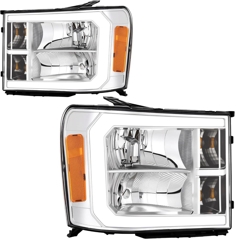 YITAMOTOR headlights, GMC Sierra replacement headlights, 2007 GMC Sierra 1500 headlights, 2008 GMC Sierra 1500 headlights, 2009 GMC Sierra 1500 headlights, 2010 GMC Sierra 1500 headlights, 2011 GMC Sierra 1500 headlights, 2012 GMC Sierra 1500 headlights, 2013 GMC Sierra 1500 headlights, 2007-2013 GMC Sierra 1500 headlights, 2007 GMC Sierra 2500HD headlights, 2008 GMC Sierra 2500HD headlights, 2009 GMC Sierra 2500HD headlights, 2010 GMC Sierra 2500HD headlights, 2011 GMC Sierra 2500HD headlights, 2012 GMC Sierra 2500HD headlights, 2013 GMC Sierra 2500HD headlights, 2014 GMC Sierra 2500HD headlights, 2007-2014 GMC Sierra 2500HD headlights, 2007 GMC Sierra 3500HD headlights, 2008 GMC Sierra 3500HD headlights, 2009 GMC Sierra 3500HD headlights, 2010 GMC Sierra 3500HD headlights, 2011 GMC Sierra 3500HD headlights, 2012 GMC Sierra 3500HD headlights, 2013 GMC Sierra 3500HD headlights, 2014 GMC Sierra 3500HD headlights, 2007-2014 GMC Sierra 3500HD headlights, GMC Sierra headlight assembly, LED DRL headlights, LED daytime running lights, chrome housing headlights, amber reflector headlights, clear PC lens headlights, HB3 9005 high beam, H11 low beam, driver passenger headlight pair, left and right replacement headlights, sealed all-weather headlights, silicone sealed headlight housing, pressure-equalizing vents, micro-prism side reflectors, direct bolt-on headlight replacement, GMC Sierra headlamp assembly, not compatible with Classic models