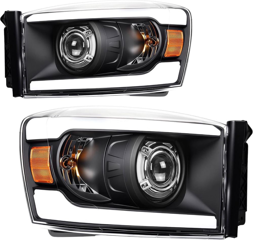 YITAMOTOR headlights, 2006 Dodge Ram 1500 headlights, 2007 Dodge Ram 1500 headlights, 2008 Dodge Ram 1500 headlights, 2006-2008 Dodge Ram 1500 headlights, 2006 Dodge Ram 2500 headlights, 2007 Dodge Ram 2500 headlights, 2008 Dodge Ram 2500 headlights, 2009 Dodge Ram 2500 headlights, 2006-2009 Dodge Ram 2500 headlights, 2006 Dodge Ram 3500 headlights, 2007 Dodge Ram 3500 headlights, 2008 Dodge Ram 3500 headlights, 2009 Dodge Ram 3500 headlights, 2006-2009 Dodge Ram 3500 headlights, Ram 1500 replacement headlights, Ram 2500 headlight assembly, Ram 3500 headlight assembly, LED DRL projector headlights, dual-beam projector headlights, black housing headlights, LED daytime running lights, H7 dual-beam projector, H7 high beam bulbs, H7 low beam bulbs, 3157NA turn signal bulbs, headlights with bulbs and harness, dual-bulb headlamp replacement, metallic parabolic reflectors, brighter headlight beam, broad uniform beam distribution, waterproof headlight assembly, sealed silicone housing, one-way vent headlights, impact-resistant polycarbonate lens, vibration-resistant headlights, micro-prism side reflectors, nighttime visibility headlights, all-weather replacement headlights, not for Dodge Ram Cargo Van, not for 2009 Ram new body style, not for stock headlights with amber side marker bar