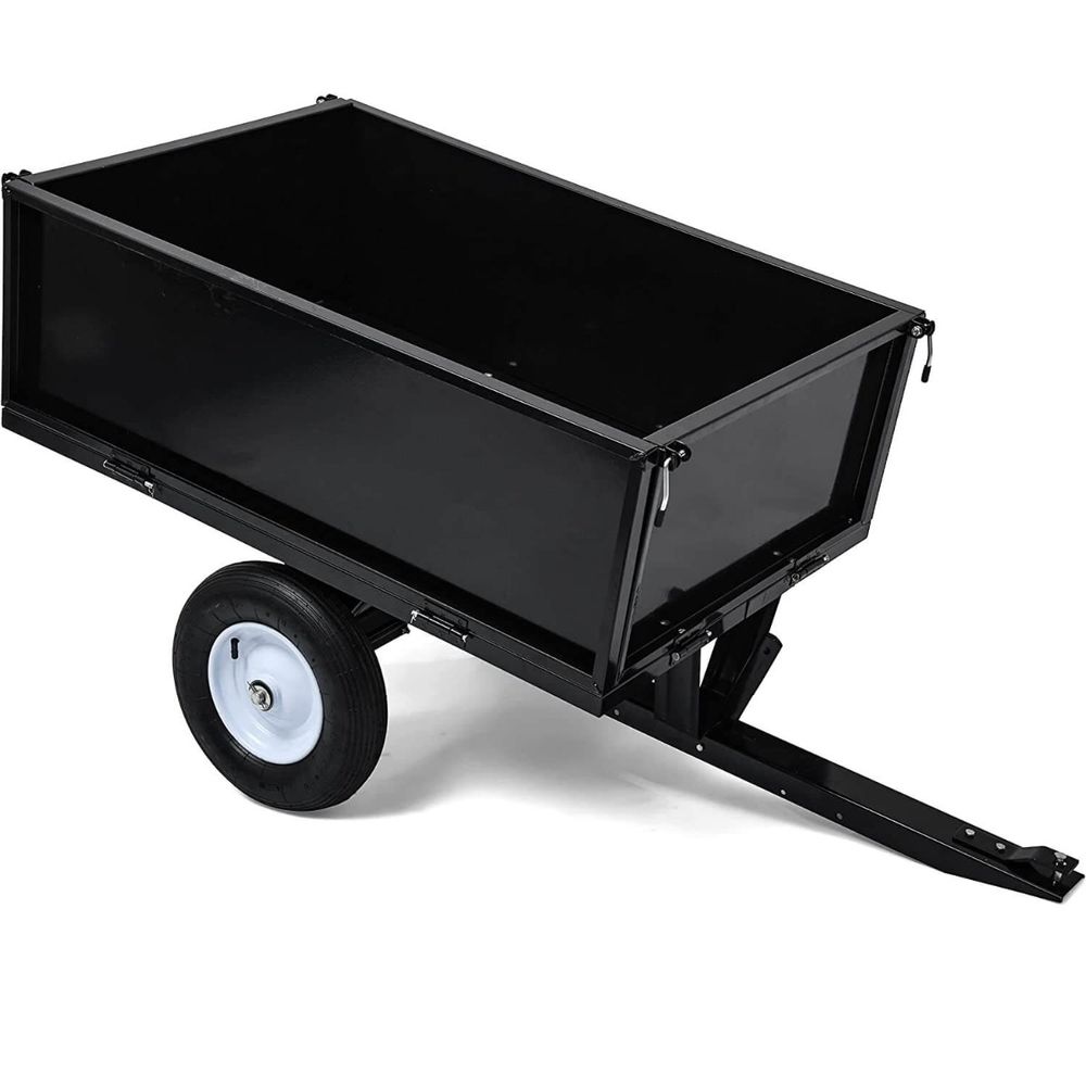 10 Cubic Feet Dump Cart Steel Dump Trailer