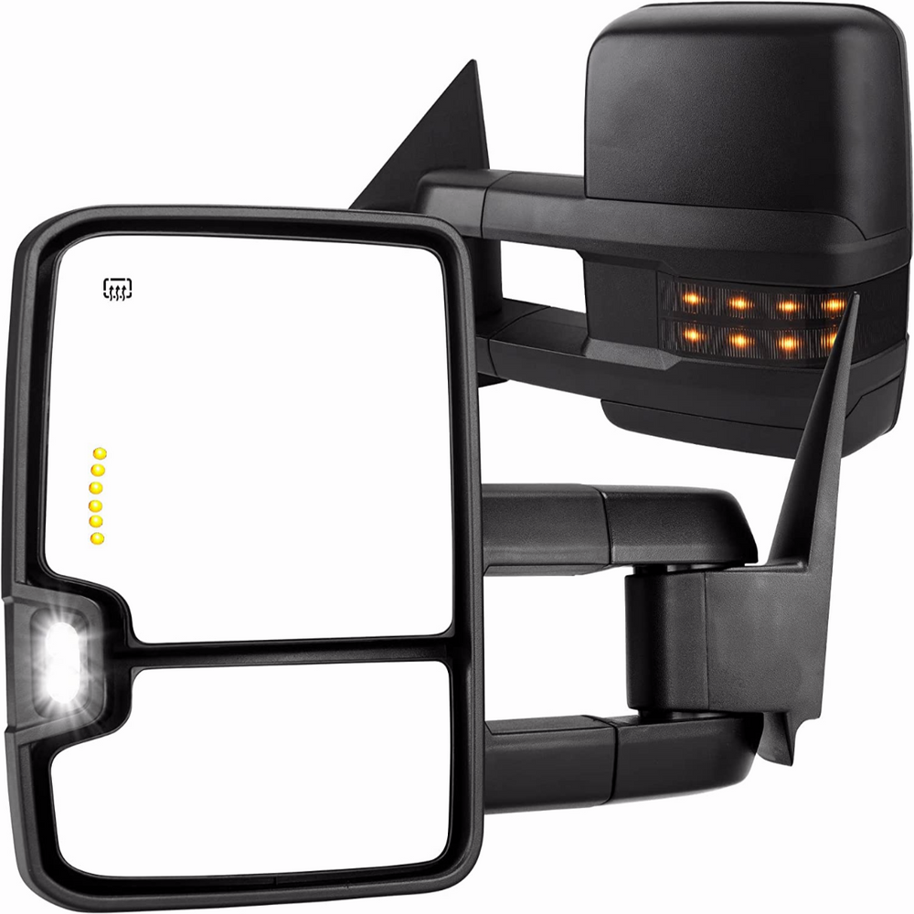 1999-2002 Chevy Silverado Sierra 1500 2500, 2001-2002 GMC Yukon XL Denali Towing Mirrors