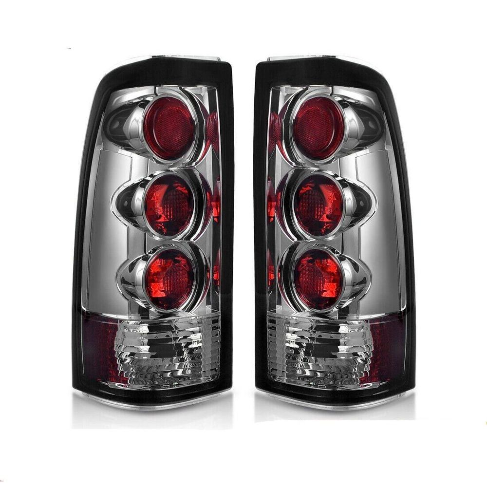 For 99-02 Chevy Silverado/99-06 GMC Sierra 1500/2500/3500 Tail Light Rear Lamps