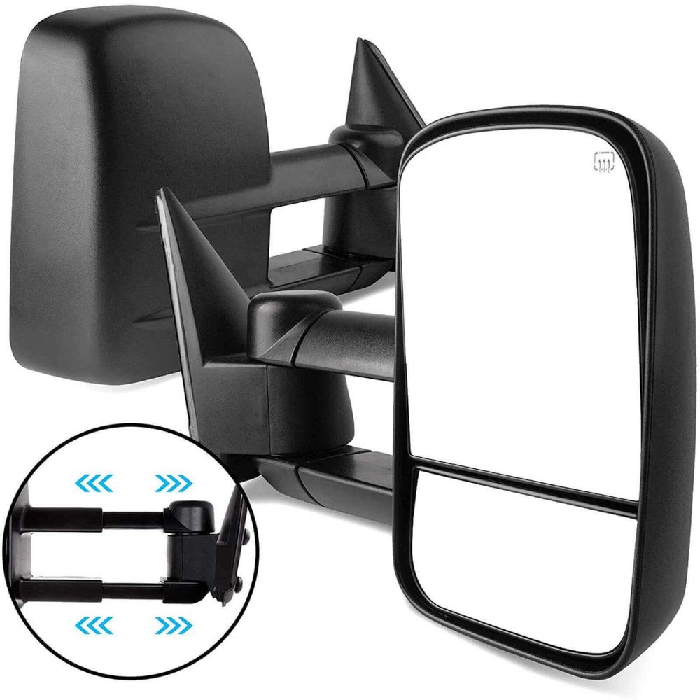1999-2002 Chevy Silverado GMC Sierra 1500 2500 Towing Mirrors-YITAMOTOR