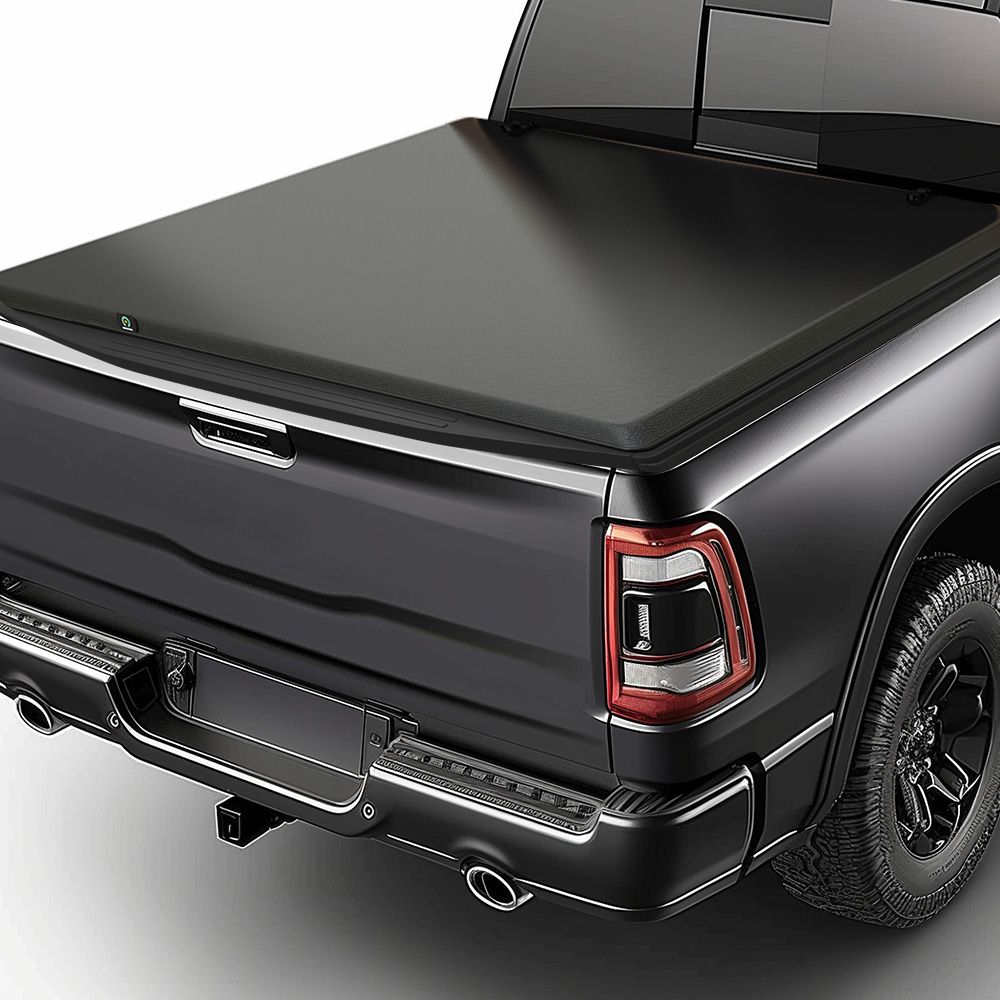 2009-2026 Dodge Ram 1500 (New Body Style) 5.7ft Soft Tri-fold Tonneau Cover Without Rambox