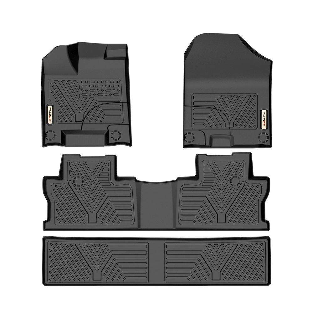 All-weather car mats for cars fit for 17-25 Honda Ridgeline Crew Cab