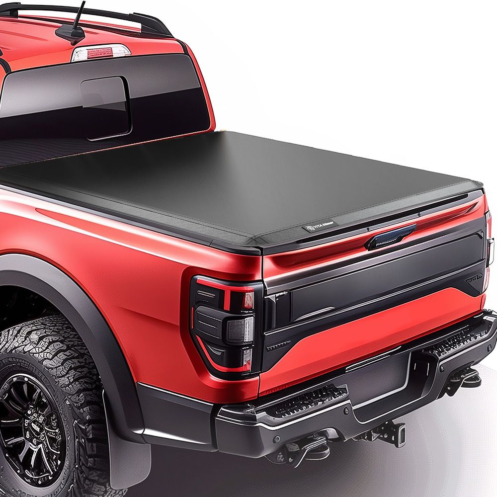 Soft Tri-fold Truck Bed Tonneau Cover Compatible with 2022 2023 2024 2025 2026 Ford Maverick 4.5 ft (54") Bed