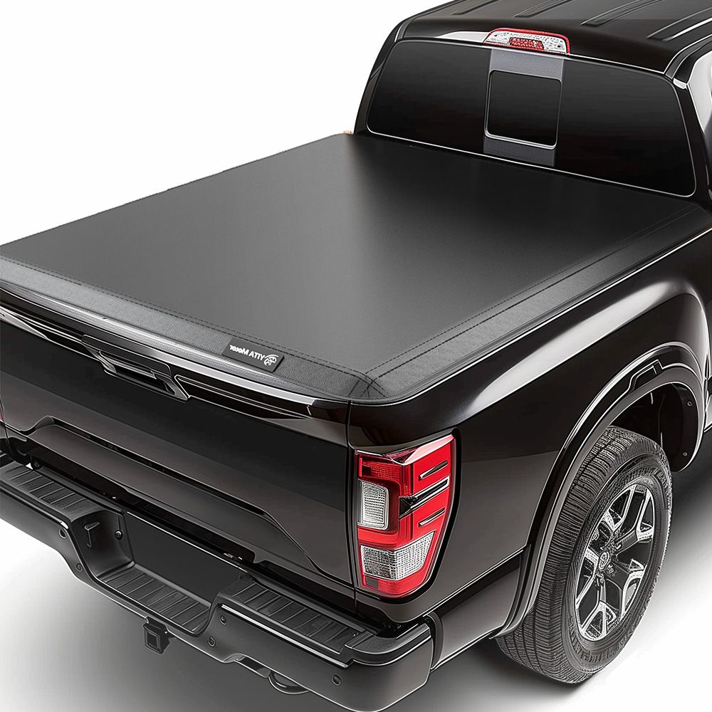  2005-2026 Nissan Frontier with Utility Track Rail, Fleetside 5 ft Bed Soft Tri-Fold Truck Bed Tonneau Cover-YITAMOTOR