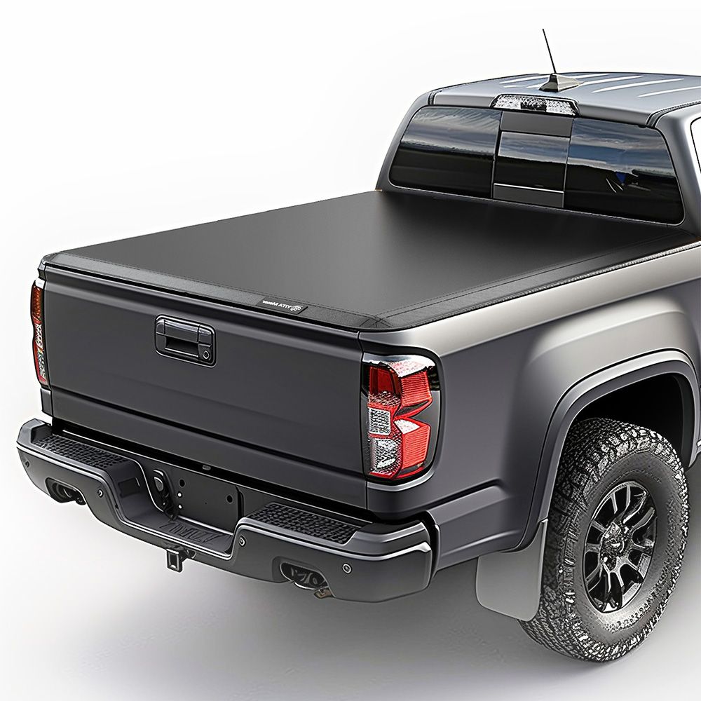 Nissan Frontier tonneau cover, Nissan Frontier bed cover, soft tri fold tonneau cover, Frontier truck bed cover, 2005-2021 Nissan Frontier accessories, 6 ft bed cover, Utility Track Rail tonneau cover, soft folding truck bed cover, waterproof tonneau cover, no drill tonneau cover, pickup truck bed cover, weather resistant truck cover, YITAMOTOR Frontier tonneau cover