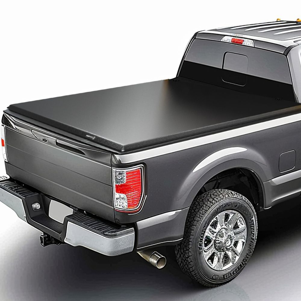 Soft Tri-fold Truck Bed Tonneau Cover Compatible with 2019-2024 Ford Ranger 5 ft Bed