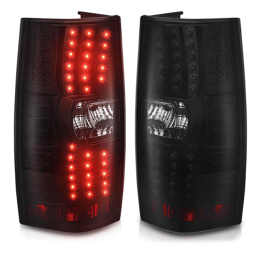 2007-2014 Chevy Suburban Tahoe LED Tail Lights Smoke Lens