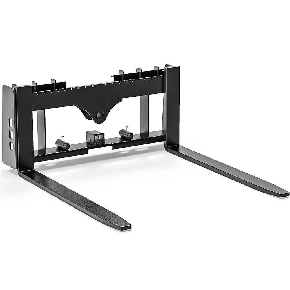 skid steer pallet forks, skid steer pallet fork attachment, 48 inch pallet forks, 48" pallet forks, 4000 lb pallet forks, 4000 lbs pallet forks, 4000 lb skid steer forks, heavy duty skid steer pallet forks, skid steer quick attach pallet forks, quick attach pallet forks, quick attach skid steer forks, skid steer fork frame, pallet fork frame, 48 inch pallet fork frame, 4000 lb pallet fork frame, pallet forks with receiver hitch, pallet fork receiver hitch, 2 inch receiver pallet forks, 2" receiver hitch pallet forks, skid steer receiver hitch attachment, pallet fork towing attachment, skid steer towing attachment, tractor pallet forks, loader pallet forks, skid steer loader forks, front loader pallet forks, universal skid steer pallet forks, universal pallet fork attachment, adjustable pallet fork blades, removable pallet fork blades, pallet fork blade attachment, pallet fork blades 48 inch, 17-37 inch adjustable pallet forks, 17"-37" fork spacing, adjustable fork spacing, hay spear sleeves, pallet fork hay spear, hay bale attachment, hay bale fork attachment, skid steer hay spear, tractor hay spear attachment, pallet forks for hay bales, pallet forks for pallets, pallet forks for trailers, pallet forks for logs, pallet forks for lumber, pallet forks for construction materials, material handling skid steer attachment, farm skid steer attachment, agricultural pallet forks, heavy duty tractor forks, heavy duty loader forks, Bobcat pallet fork attachment, Bobcat skid steer forks, Kubota pallet fork attachment, Kubota skid steer forks, John Deere pallet forks, quick attach loader attachment, quick attach tractor attachment, skid steer attachments, tractor attachments, loader attachments, pallet handling equipment, trailer towing attachment, skid steer trailer hitch, tractor receiver hitch, YITAMOTOR pallet forks