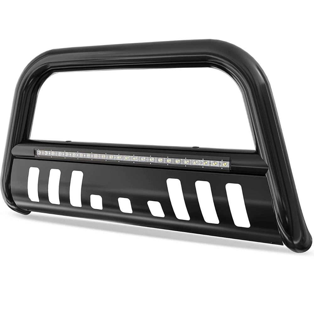 Bull Bar Compatible for 2007-2021 Toyota Tundra/2008-2022 Sequoia w/LED Light Bar