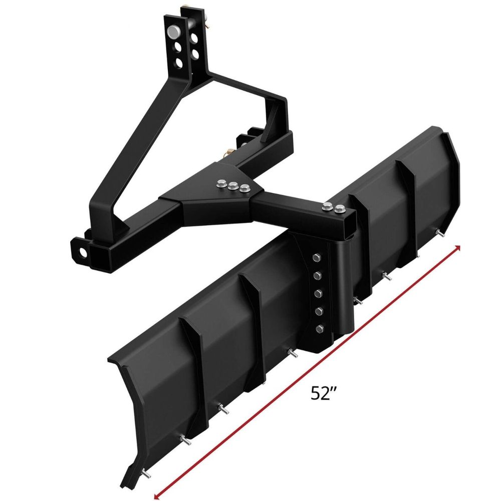 52" Width CAT-0 & Cat 1 Rear Grading Blade for Grading Driveways Scraping Heavy