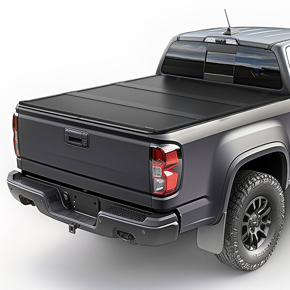 6.2FT Hard Tonneau Cover Tri-Fold For 2015-2022 Chevy Colorado GMC Canyon Truck