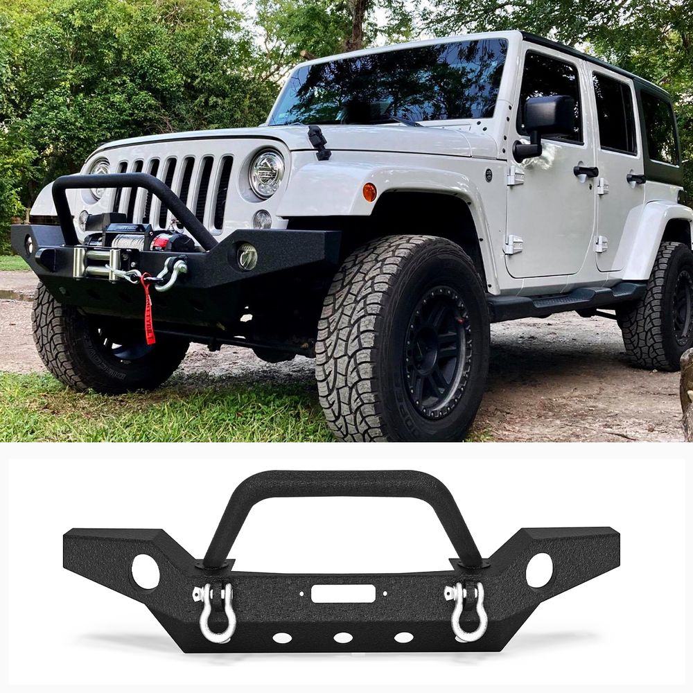 07-18 Jeep Wrangler JK and JKU Front Bumper Rock Crawler-YITAMOTOR