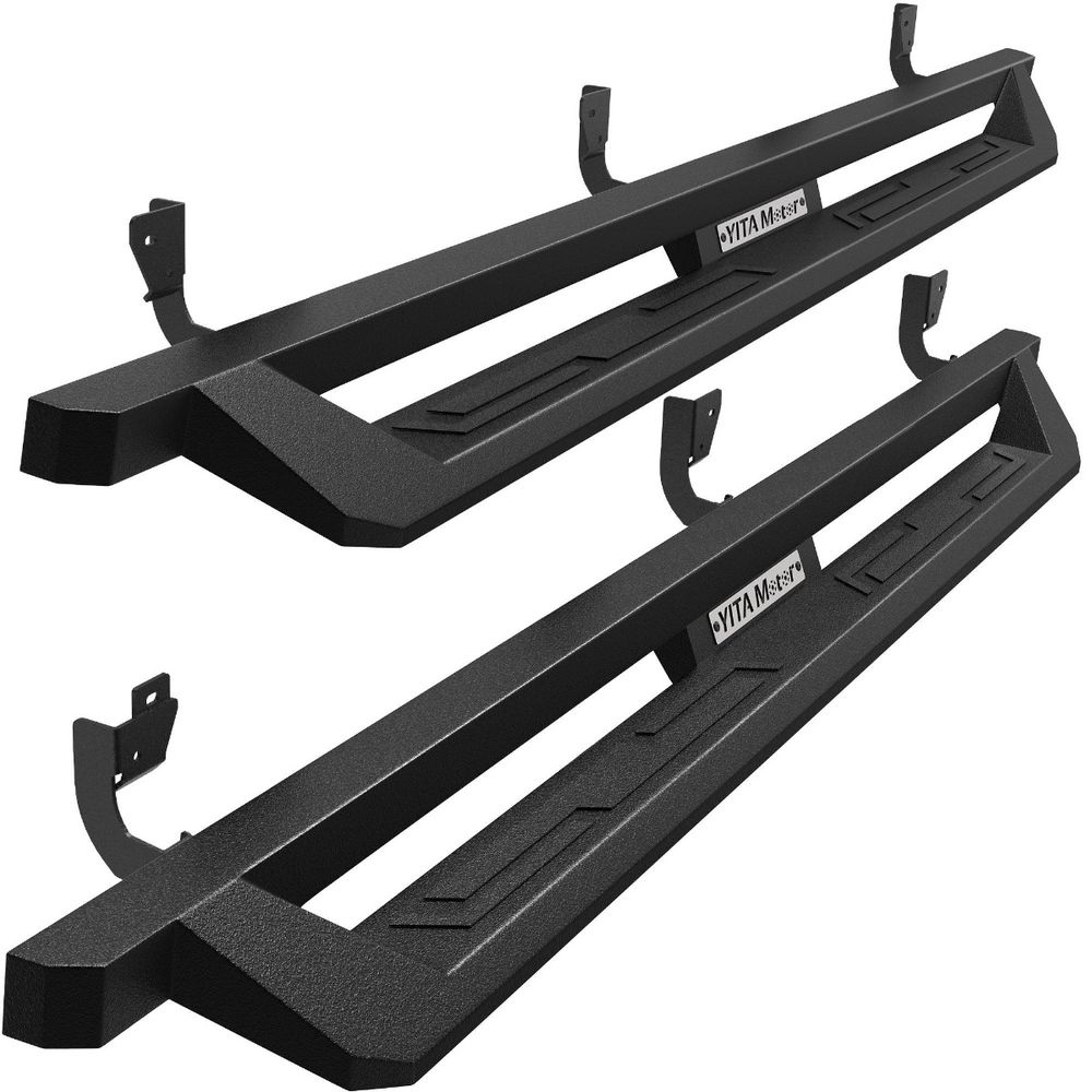 Off-Road Running Boards for 2019-2026 Dodge RAM 1500 New Body Crew Cab Powder Coated Drop Side Steps