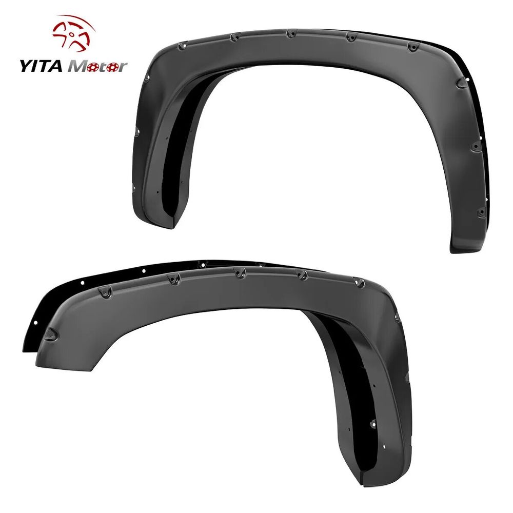 Fender Flares for 99-07 Chevy Silverado GMC Sierra 1500 2500 3500HD Pocket Rivet