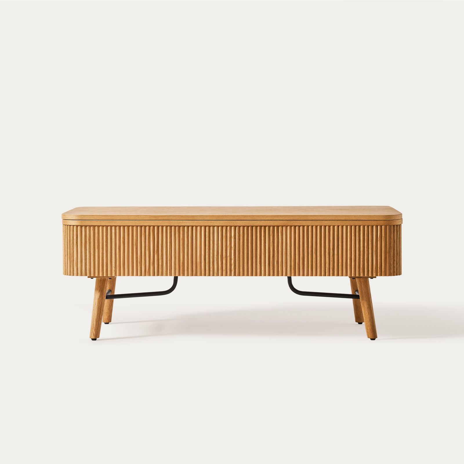 Magnus 47 inch Lift Top Wood Coffee Table with Natural Solid Wood