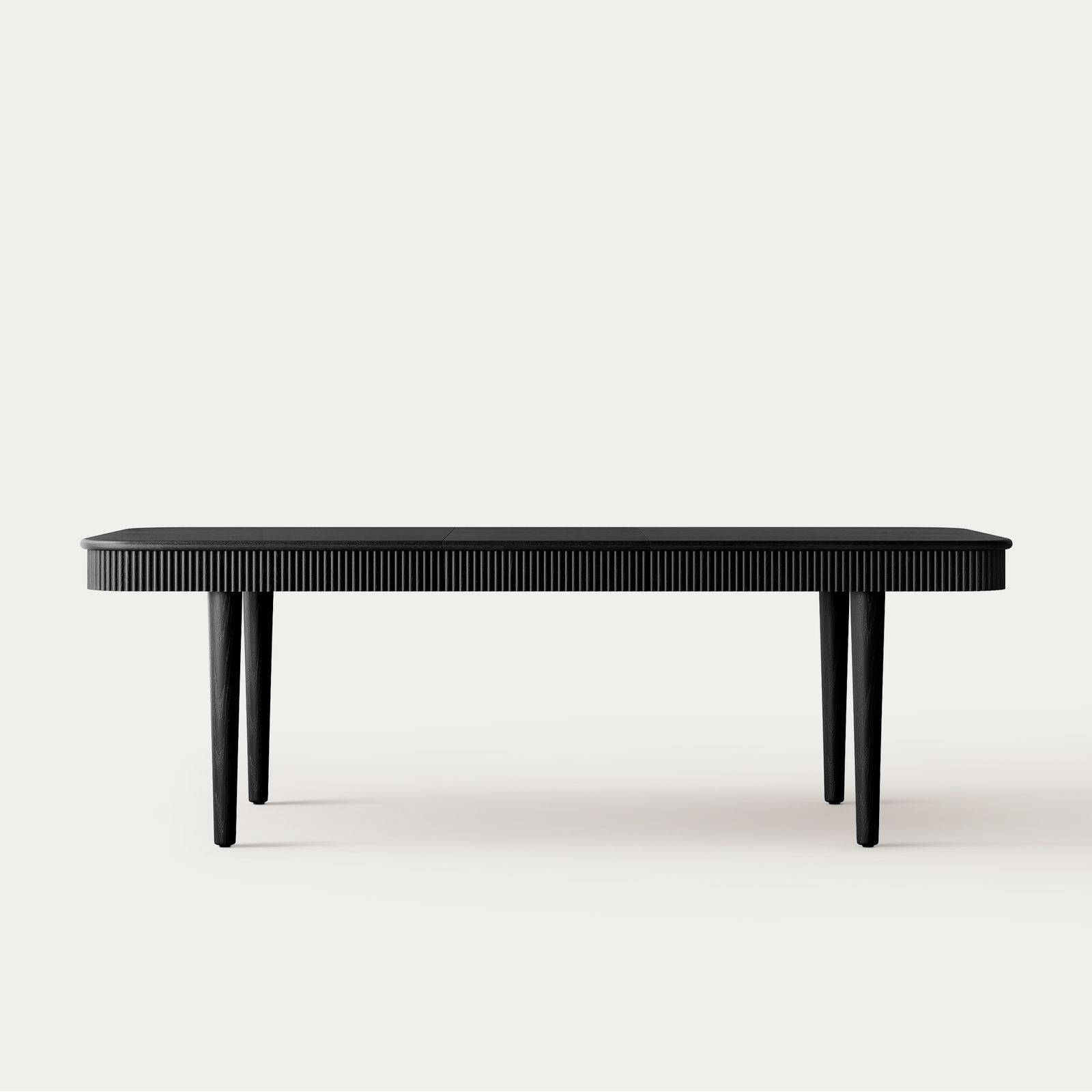 Valo 72 Inch–92 Inch Extendable Dining Table in Black Oak | Dining