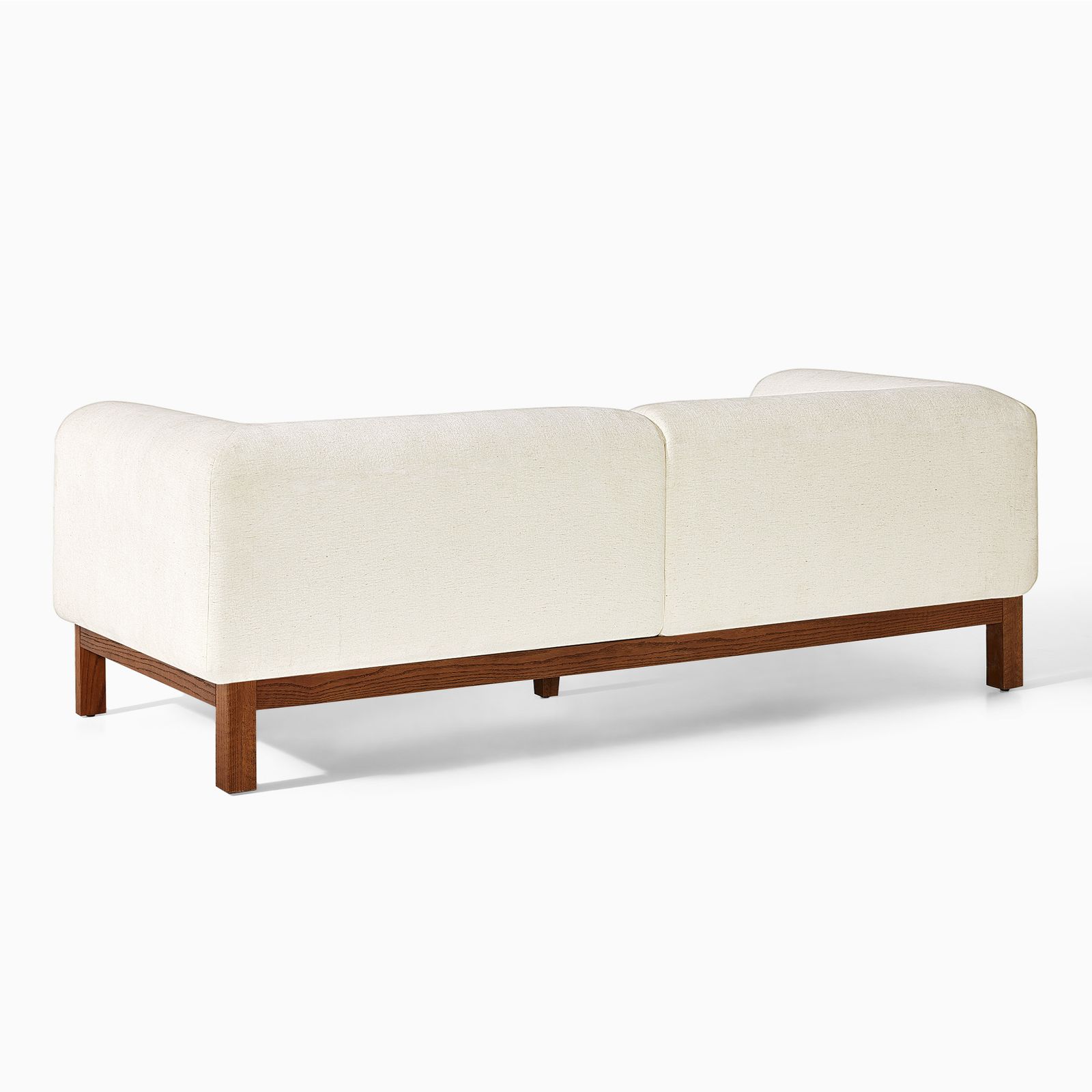 Polaris Tufted Deep Seat Loveseat Sofa with Spill-resistant Fabric