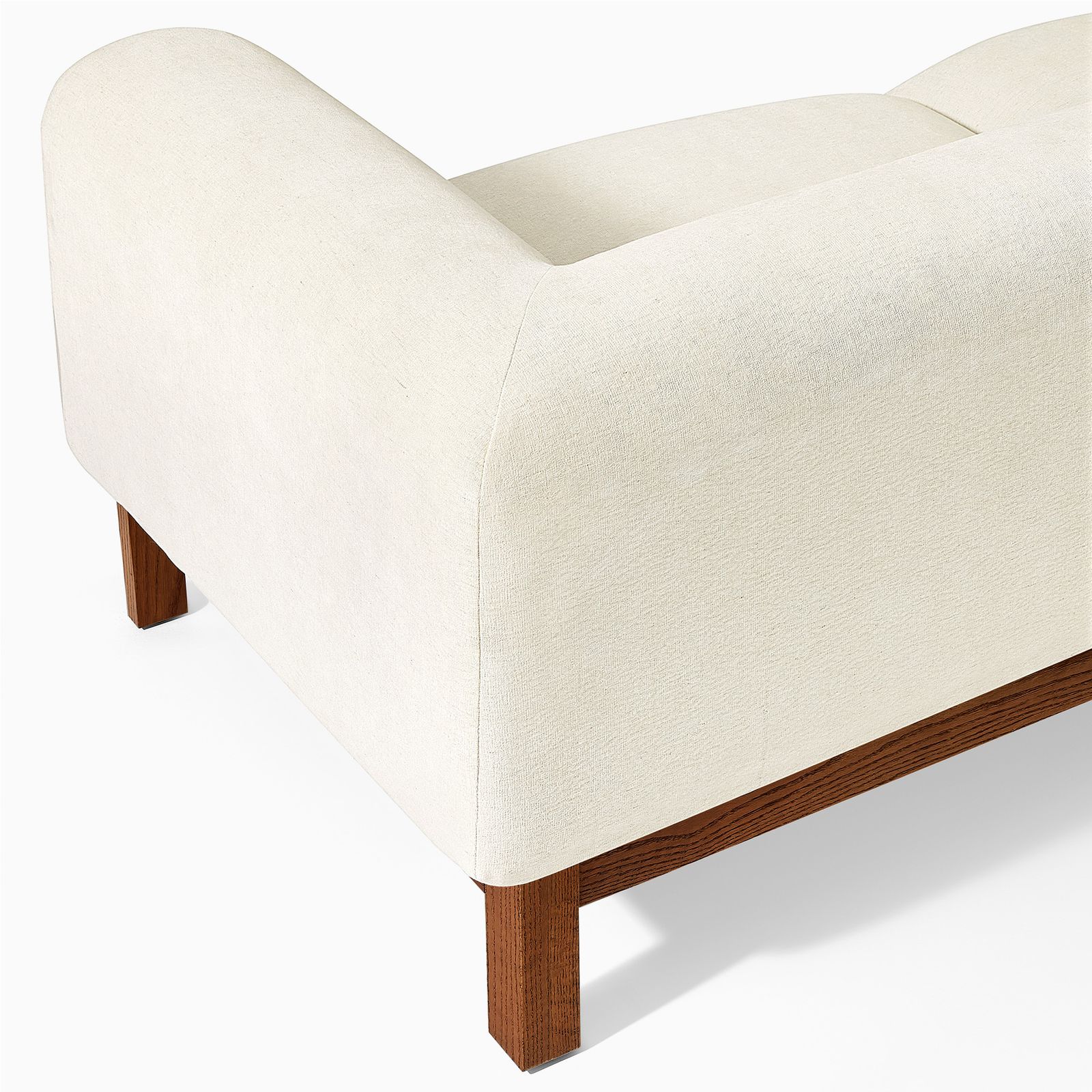 Polaris Tufted Deep Seat Loveseat Sofa with Spill-resistant Fabric