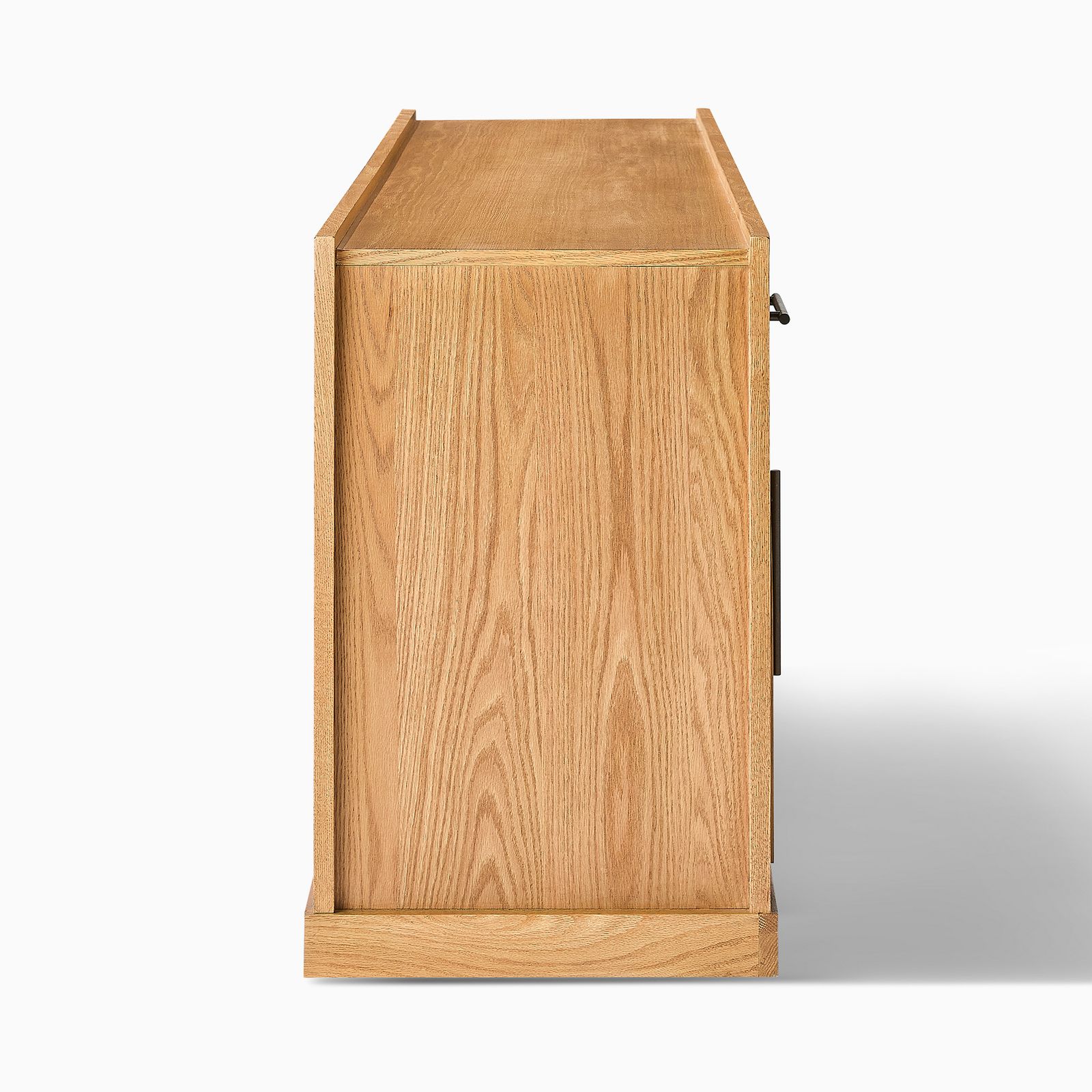 Jardine 84 inch Natural Arched TV Stand with 4 Drawers
